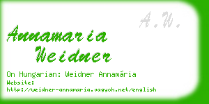 annamaria weidner business card